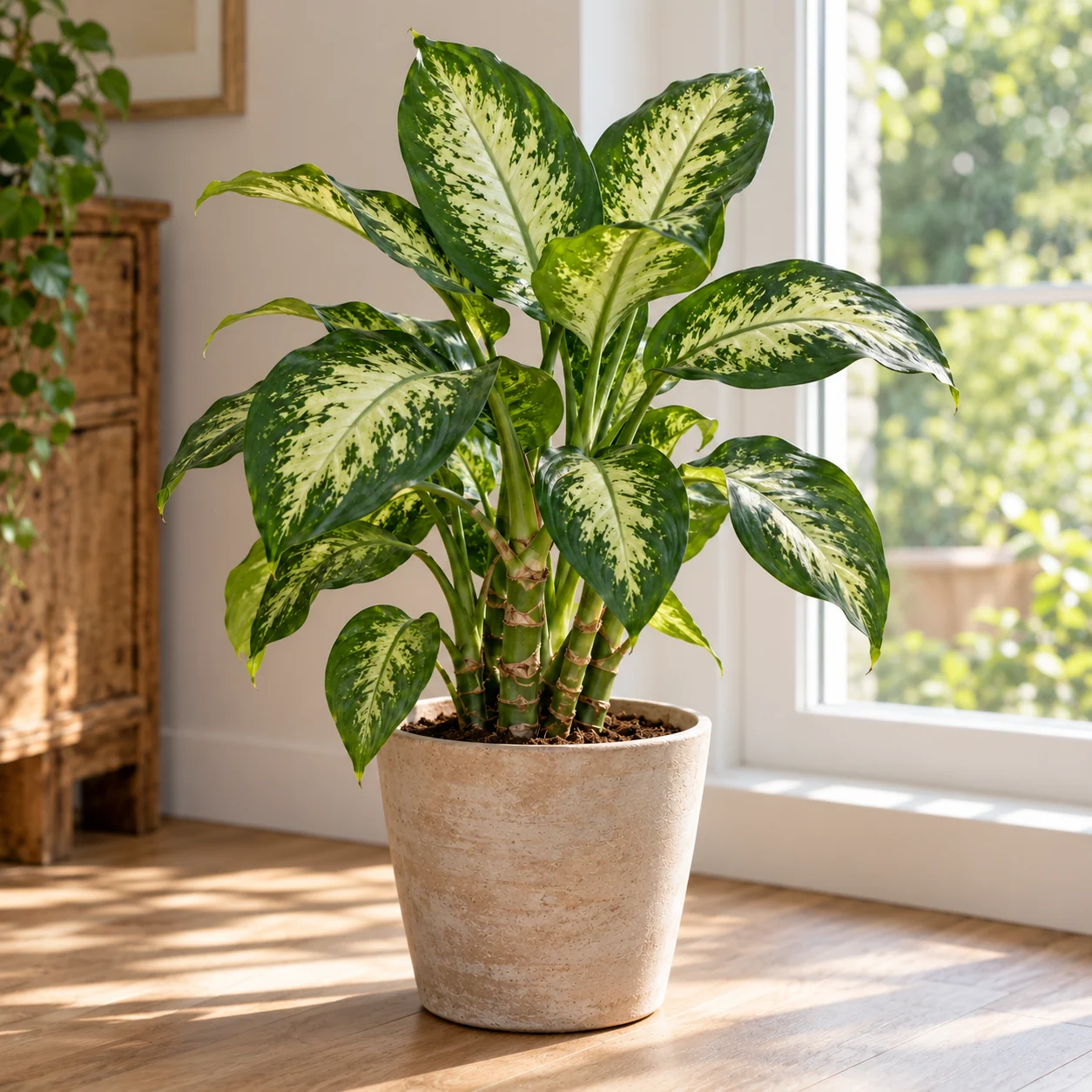 KI-generierte Darstellung: Dieffenbachie (Dieffenbachia seguine)
